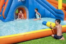 BESTWAY piepūšamā atrakcija Super Speedway Mega Water Park, 5.51m x 5.02m x 2.65m, 53377