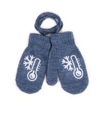 Cimdiņi ar atstarojošu apdruku 12 cm BOY RED-0236