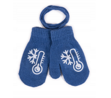 Cimdiņi ar atstarojošu apdruku 12 cm BOY RED-0236