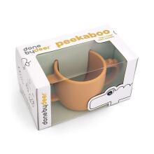 Done by Deer Peekaboo cup Croco, Mustard Art.249140