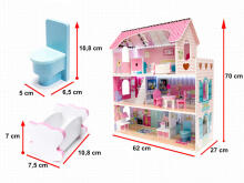 Ikonka  Dollhouse Art.KX6484