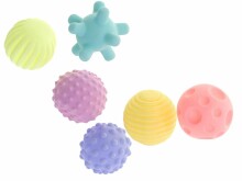 Ikonka Sensory Balls Art.KX6359 Сенсорные мячики (6 шт.) в коробочке