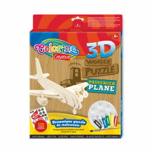 COLORINO CREATIVE 3D koka puzle, 36889PTR