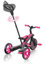 GLOBBER Trike Explorer 4in1 kolmipyörä, rozā, 632-110