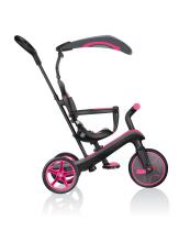 GLOBBER Trike Explorer 4in1 kolmipyörä, rozā, 632-110