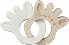 VULLI So’pure Sophie la girafe Art.220200 Rubber&Wood Silhouette rings