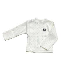 La Bebe™ NO Baby Shirt Vanilla Art.145448 Детская хлопковая распашонка