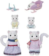 Sylvanian Families Snow Leopard Family Ski Set Art.5814