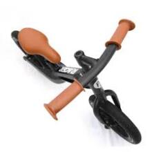 Aga Design Qplay Racer Art.20516 Brown  Детский велосипед - бегунок с металлической рамой и надувными колёсами