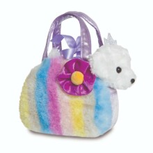 AURORA Fancy Pals Плюш - Собака в фиолетовой сумке, 20 см