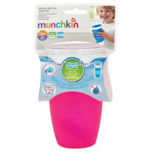 MUNCHKIN Sippy krūzīte, rozā, Miracle 360, 12m+, 296ml, 01102902