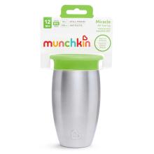 MUNCHKIN Sippy krūzīte, zaļa, Miracle 360, 12m+, 296ml, 01245301