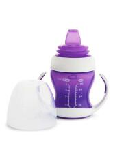 MUNCHKIN Gentle Transition treniņa krūzīte, 4m+, 118 ml, violeta, 012550WWW