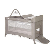 Lorelli Baby Cot NOEMI 2 Layers Plus String ELEPHANT Beige