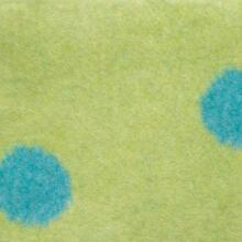 sega kokvilnas 75x100 cm TURQUOISE SPOTS KB-019 Womar