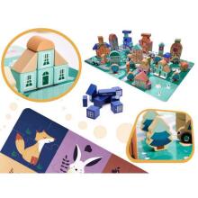 Ikonka Wooden Blocks Art.KX6194