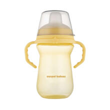 CANPOL BABIES krūzīte ar silikona snīpi, FirstCup, 250ml, dzeltena, 56/615_yel