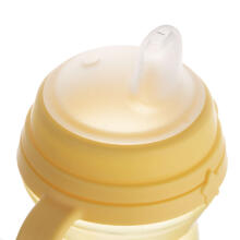 CANPOL BABIES krūzīte ar silikona snīpi, FirstCup, 250ml, dzeltena, 56/615_yel