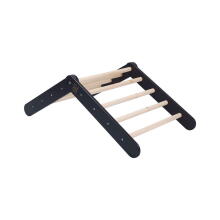 MeowBaby®  Wooden Pikler Art.146285 Black