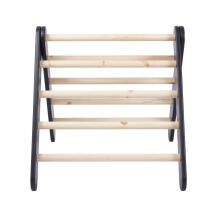 MeowBaby®  Wooden Pikler Art.146285 Black
