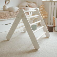 MeowBaby®  Wooden Pikler Art.146287 White