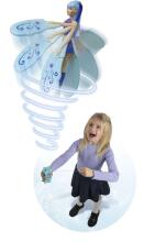 SKY DANCERS Flying doll