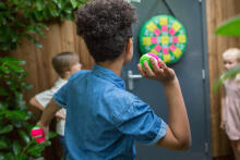 Velcro darts game