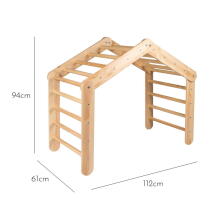 MeowBaby®  Wooden Pikler Art.146389 Natural