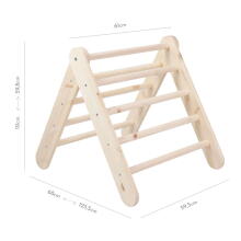 MeowBaby®  Wooden Pikler Art.146389 Natural