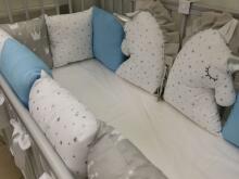 Baby World Unicorn Bumper for Cot 360 cm