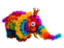 Bunchems Art. 294221  Bunchems colorful velcro Mega Pack (150+ps)
