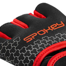 Spokey LAVA Art.928973 Black Red Neoprēna fitnesa cimdi S izmērs