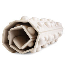 Eco-friendly sensory yoga mat with protrusions for massage Spokey ROSE