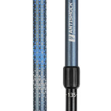Nordic walking poles with cork handles 105-135 cm NV/WH Spokey NEATNESS II