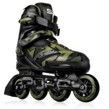 Spokey MAKAN 32/35 BK/GR Art. 929324 Roller Skates