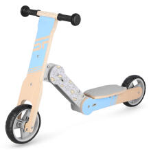 Balance bike and scooter for kids 2in1 Spokey WOO-RIDE MULTI