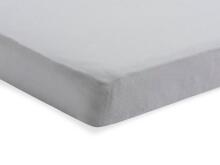La Bebe™ Fitted Sheet Art.70145 Grey Cotton for Cribbed 120x60cm
