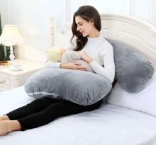 La Bebe™ Flopsy Pillow Art.919158 Cotton Nursing Maternity Memory foam, 180 см