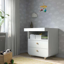 MYLLRA Art.704.835.80 changing table with drawers, white