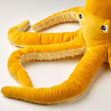 BLAVINGAD Art.005.221.13 soft toy, 50 cm, octopus/yellow
