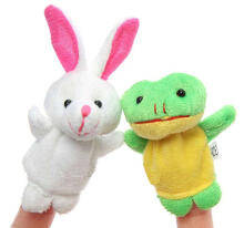 Ikonka Art.KX9173 Puppet stuffed animal mascots set of 10 pieces