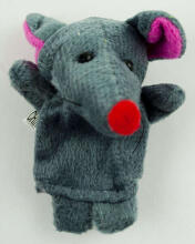 Ikonka Art.KX9173 Puppet stuffed animal mascots set of 10 pieces