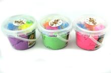 Ikonka Art.KX9509 Kinetic Sand in a 350g bucket + 8 moulds