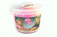 Ikonka Art.KX9509 Kinetic Sand in a 350g bucket + 8 moulds