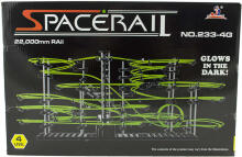 Ikonka Art.KX9621 Spacerail 4. līmeņa bumbiņu trase, kas spīd tumsā 72cm x 34cm x 36cm