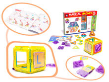 Ikonka Art.KX9679 Coloured magnetic blocks MAGICAL MAGNET 20 PUH