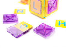 Ikonka Art.KX9679 Coloured magnetic blocks MAGICAL MAGNET 20 PUH