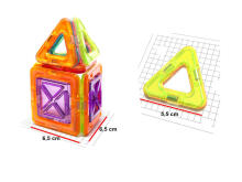 Ikonka Art.KX9679 Coloured magnetic blocks MAGICAL MAGNET 20 PUH