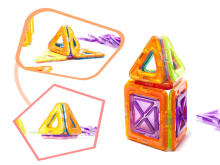 Ikonka Art.KX9679 Coloured magnetic blocks MAGICAL MAGNET 20 PUH