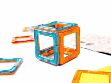 Ikonka Art.KX9681 Coloured magnetic blocks MAGICAL MAGNET 52 PUH